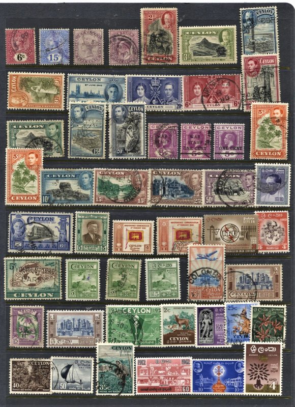STAMP STATION Ceylon #50 Mint / Used Stamps - Unchecked