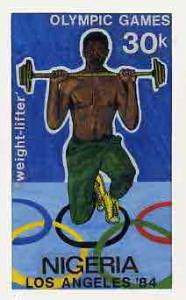 Nigeria 1984 Los Angeles Olympic Games - original hand-pa...