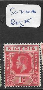 NIGERIA (P1701B)  KGV 1D  SG 2  MNH