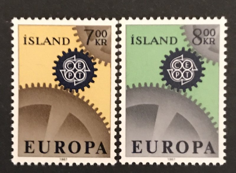 Iceland 1966 #389-90 MNH, CV $3