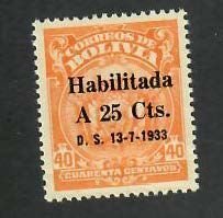 Bolivia; Scott 212; 1933;  Unused; NH
