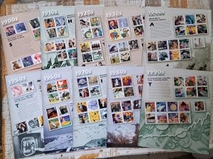 US Stamps Celebrate the Century MNH Souvenir Sheets- Sc#'s 3182-3191 SCV...