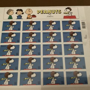 Scott #3507 $0.34 Peanuts Comic Strip Sheet Of 20 Stamps-MNH-2001-NIP-US