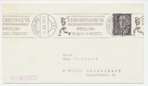 Cover / Postmark Spain 1975 European Championship Baseball Barcelona 1975