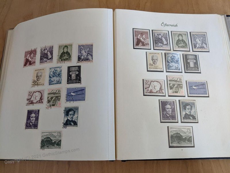 Austria Postwar Collection Graz Renner Sheets Birds Kids MNH + Many Used G105674