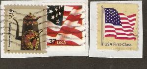 Counterfeit Stamps- .37 & .41 Flags