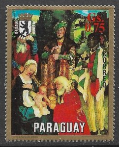 PARAGUAY 1971 75c Art Paintings Berlin Museum Issue Sc 1389 MH
