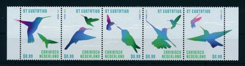 [98433] Caribbean Netherl. St. Eustatius 2014 Birds Hummingbirds From sheet MNH