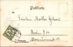 German SW Africa 1902 Postcard - Windhoek - F62624
