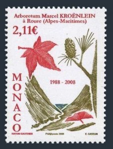 Monaco 2481,MNH. Marcel Kroenlein Arboretum,Roure,France,20th Ann.2008.