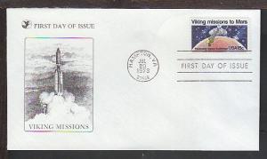 US 1759 Viking Missions 1978 Readers Digest U/A FDC 