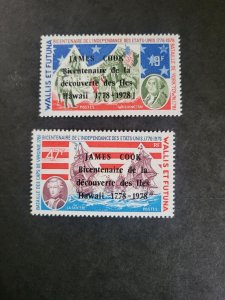 Stamps Wallis and Futuna Scott #205-6 never hinged