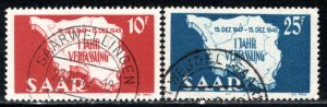 Saar - Scott # 201 - 202, used