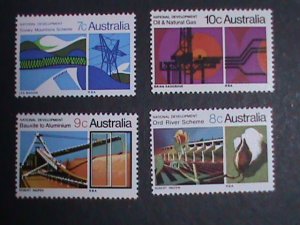 ​AUSTRALIA-1970 SC #483-6 AUSTRALIAN ECOMNOMIC DEVELOPMENT- MNH -VERY FINE