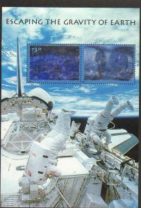 US #3411 Mint Sheet Escaping Gravity Earth space