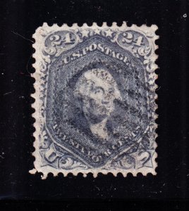 US 70b 24c Washington Used Steel Blue F-VF appr SCV $850