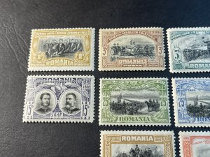 ROMANIA # 176-185--MINT/HINGED---COMPLETE SET---1906