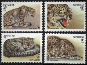 1994 Kyrgyzstan 22-25 Leopard 3,30 €