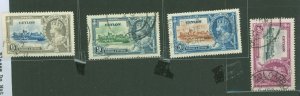 Ceylon #260-263 Used Single (Complete Set) (Jubilee)