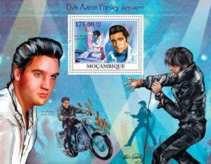 Mozambique - 2009 Elvis Presley -  Stamp Souvenir Sheet 13A-290