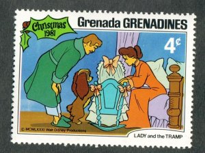 Grenada Grenadines #454 Mint Hinged Lady and the Tramp Disney single