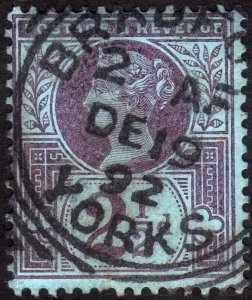 1887, Great Britain, 2 1/2p, Used, Sc 114, Sg 201