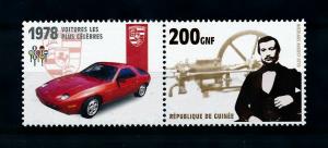 [100205] Guinea 2002 Classic Cars 1978 Porsche 928  MNH