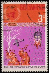 Botswana 96 - Used - 3c Thor Brings the Storm (1973)