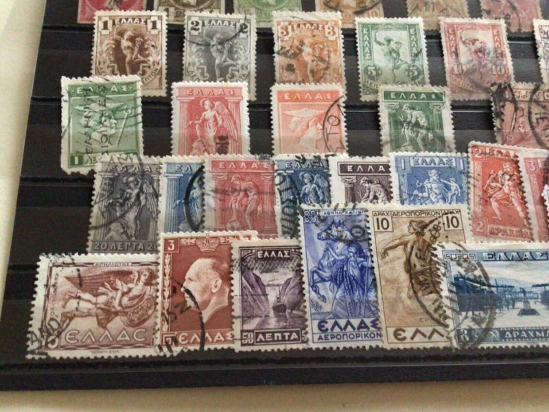 Greece mixed used stamps A10487