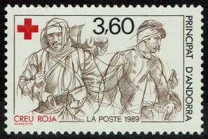 Andorra French #374  MNH - Red Cross (1989)