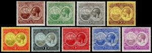 Bermuda Scott 55-60, 67-69 (1920-21) MintUsed H VF Complete Set, CV $139.35 C