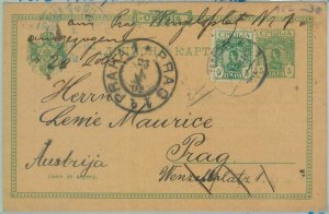 82162 - SERBIA - POSTAL HISTORY - STATIONERY CARD Michel # P51a 1902-