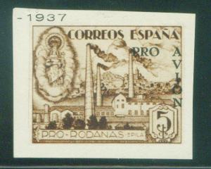 SPAIN Civil War Republic 1937 EPILA Label Sofmia 9