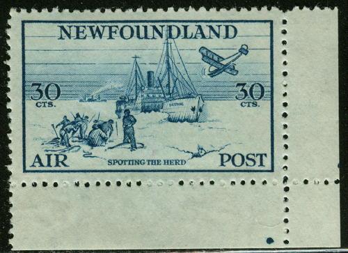 Newfoundland # C 15 Mint VLH  Perf 13.8 Cat $ 45