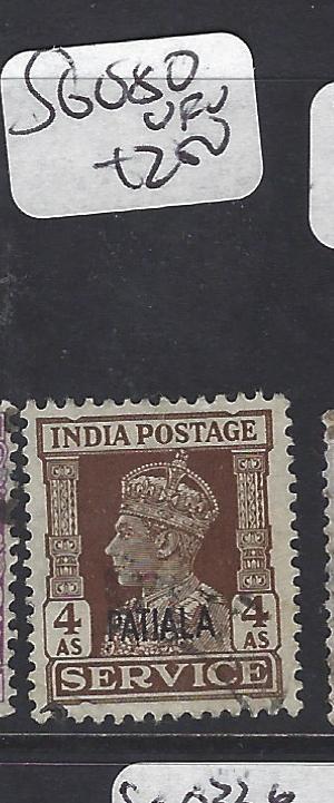 INDIA PATIALA   (PP0807B)  KGVI    4A SERVICE  SG O80   VFU