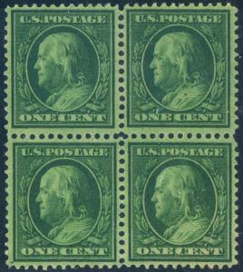 U.S. #331 MINT Block OG LH