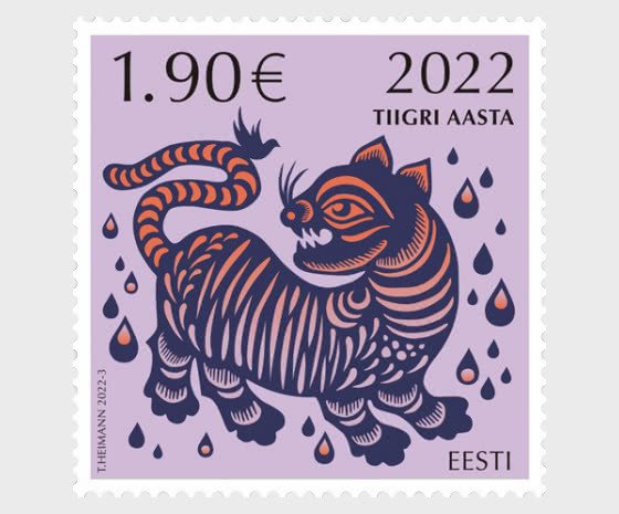 Estland / Estonia - Postfris/MNH - Year of the Tiger 2022