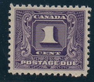 Canada Sc  J6 1932 1 c violet postage due stamp mint VF NH