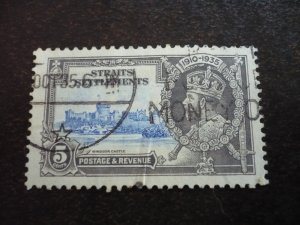 Stamps - Straits Settlements - Scott# 213 - Used Part Set of 1 Stamp