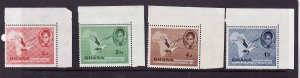 Ghana-Sc #1-4-unused NH set-Independence-Maps-1957-