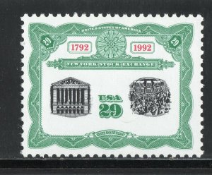 2630 *  NEW YORK STOCK EXCHANGE  *  U.S. Postage Stamp MNH