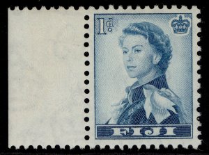 FIJI QEII SG281, 1d turquoise-blue, NH MINT.