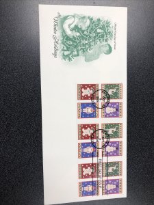 US FDC 4425-28 Christmas Set Of 4 First Day Of Issue By 4 Artcraft Covers 2009!