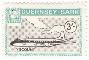 (I.B) Guernsey Cinderella : Isle of Sark 3/- (Commodore Shipping)