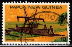 Papua New Guinea - #407 Traditional Canoes - Used