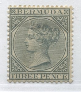 Bermuda QV 1886 3d mint o.g. hinged