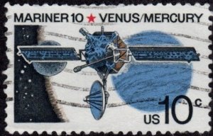 United States 1557 - Used - 10c Mariner 10 / Venus / Mercury (1975) +