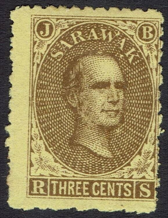 SARAWAK 1869 RAJA JAMES BROOKE 3C