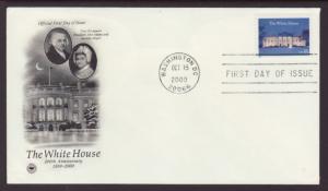 US 3445 White House PCS U/A FDC