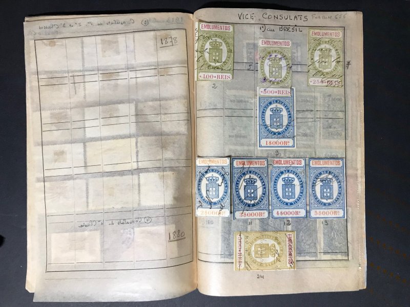 Portugal Revenue Stamps 1861-1914 (1000 Stamps)